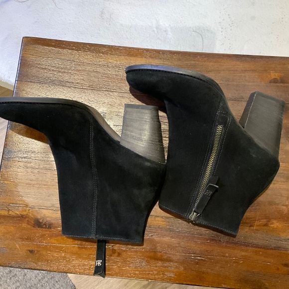 Paul Green Black Ankle Boots - Picture 6 of 8